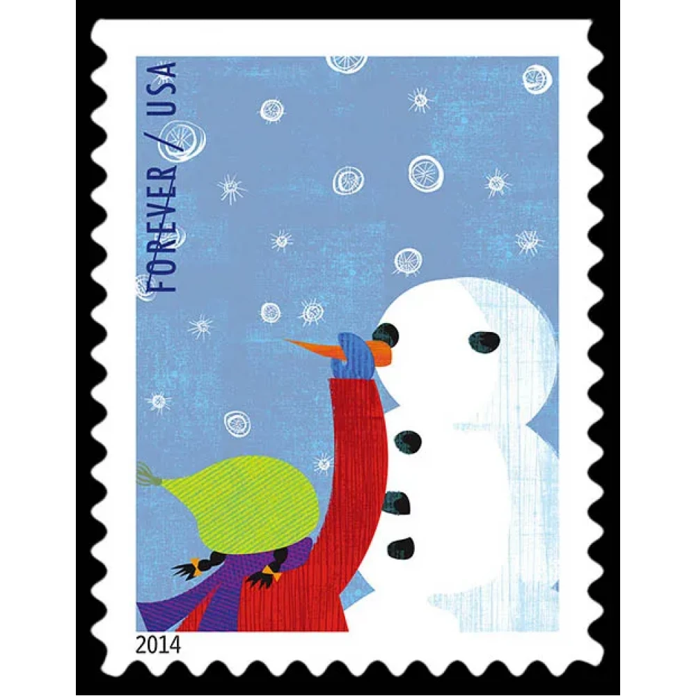 2014 USPS Winter Fun Forever Postage Stamps